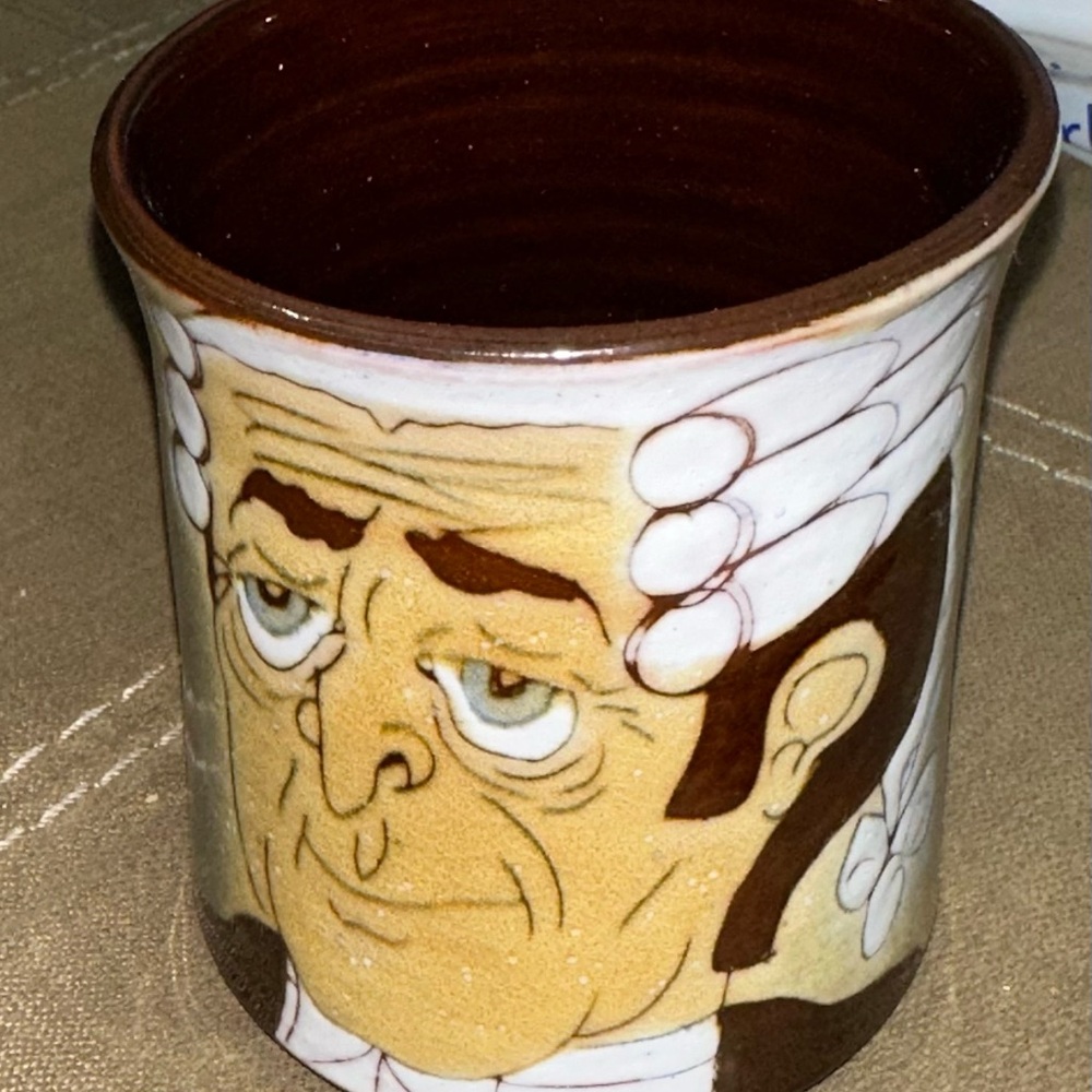 Vintage Chelsea Pottery Mug Joyce Morgan 1970s "barrister"